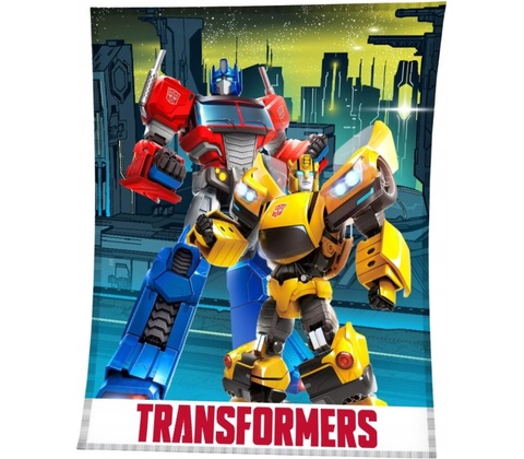 Carbotex Detská deka Transformers farebná