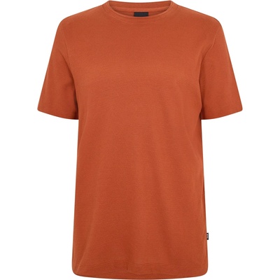 Boss Тениска Boss Men's Tiburt Bubble Structure Cotton Short Sleeve T-Shirt - Dark Orange