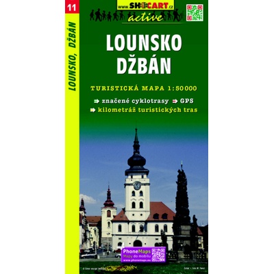 Lounsko Džbán 1:50T turist .mapa Kniha