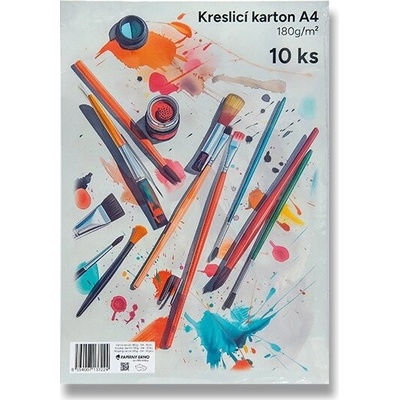Papírny Brno Kreslicí karton A4 - 180 g/m2, 10 archů – Zboží Dáma