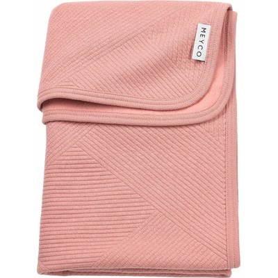 Meyco Žakárová flanel deka Pure Rose