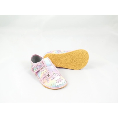 Detské Barefoot papuče Crave Unicorn Pink
