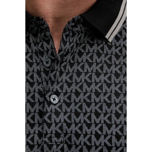 Michael Kors Памучна тениска с яка (CS550V85KS) - answear - 117,33 лв