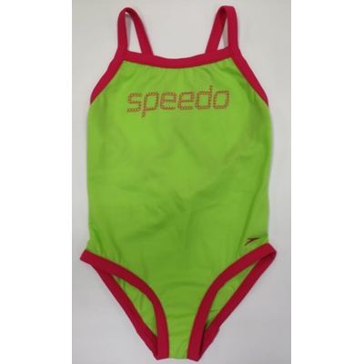 Speedo Logo 1PCE IF dívčí plavky zelené