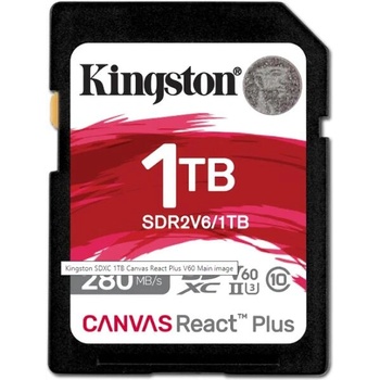 Image 1 of Kingston Canvas React Plus SDXC 1TB (SDR2V6/1TB)