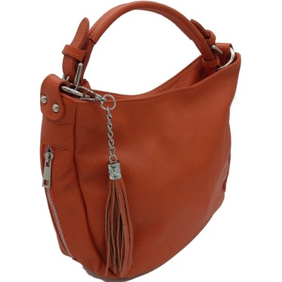 Donatella dámská kožená kabelka 706419 PAPAYA