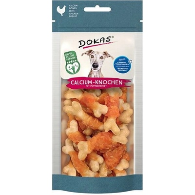 Dokas Animal Welfare kalciové kostičky s kuracím mäsom 75 g