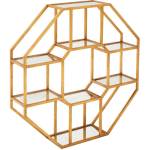 Premier Housewares На няколко нива метален стенен рафт в естествен цвят 92 cm Zariah - Premier Housewares (5502478)