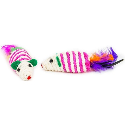 Akinu hračka pro kočky myšky sisal 2ks