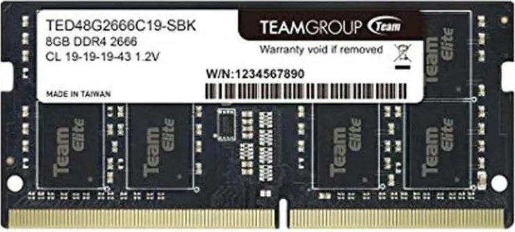 Team Group 8GB DDR4 2666MHz TED48G2666C19-S01