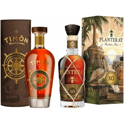Timon The Spirit Of Adventure 40% 0,7 l a Planteray XO 20th Anniversary 40% 0,7 l (set)
