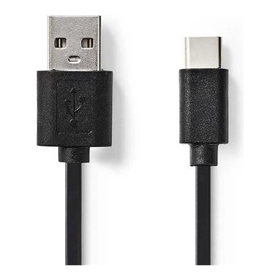 Nedis CCGB60600BK10 USB 2.0, Typ-C Zástrčka - A Zástrčka, 1m, černý