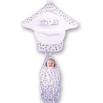Sevibaby Завивка тип дрешка с предпазител за кръста Цвят СИНИ КАРТИНКИ