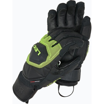 LEKI Мъжки скиорски ръкавици LEKI WCR Coach 3D black/ ice lemon