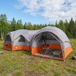 vidaXL Семейна палатка с дъждобран, водоустойчива 5-местен (42042260) Палатка
