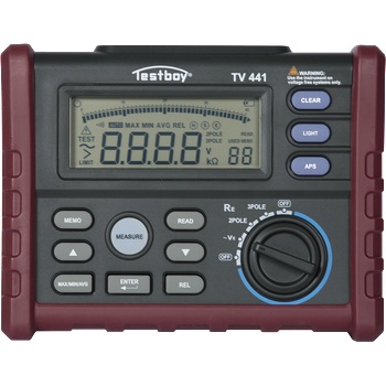 Testboy Тестер за земно съпротивление CAT III 300V, 0…4k, LCD, Testboy TV 441 - 4028532214418 (4028532214418)