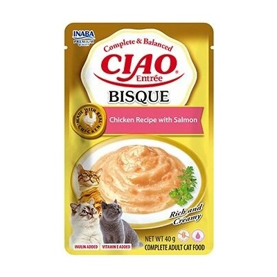 Churu Cat Entrée Bisque Chicken Recipe with Salmon 40 g