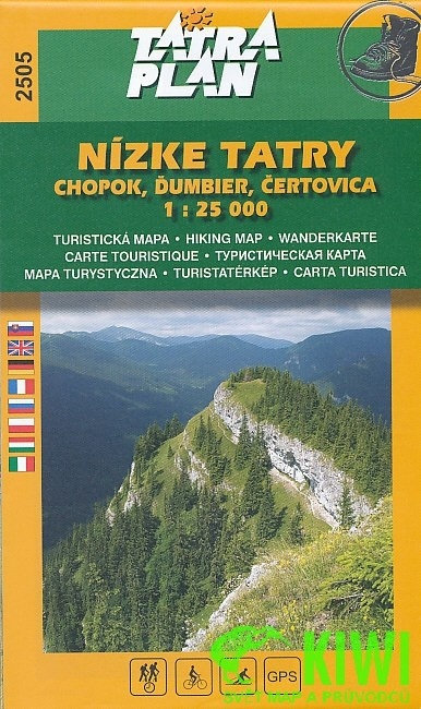 Mapa Nízke Tatry