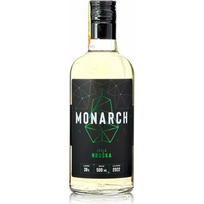 Monarch Zralá Hruška 38% 0,5 l (holá láhev)