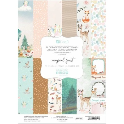 Papír na scrapbooking A4 Magical Forest