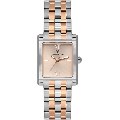 Daniel Klein Дамски часовник Daniel Klein DK. 1.14111-6 - Premium, Кварцов, 23x29.5mm, 3 ATM, Бежов
