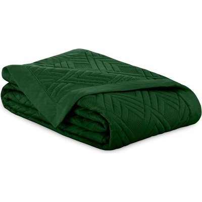 Restilo Тъмнозелено капитонирано покривало за легло от микрофибър 170x210 cm Ophelia - Restilo (120012943)