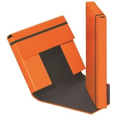 PAGNA Doska s gumičkou A4 40 mm oranžová