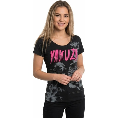 Yakuza Hidden Curved Crew Neck T-Shirt schwarz