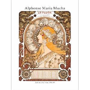  Принт Zodiaque or La Plume, Алфонс Муха - репродукция (Print1061)