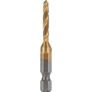 GEKO Комбиниран борер с резба HSS M4x0, 7mm HEX 81540 (G38131)