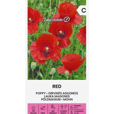 Seklos Мак Червен Papaver dubium