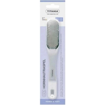Titania Essentials škrabka na paty nerezová 19 cm