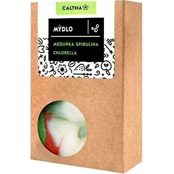 Caltha mydlo s citrónovou trávou chlorellou a spirulinou 100 g