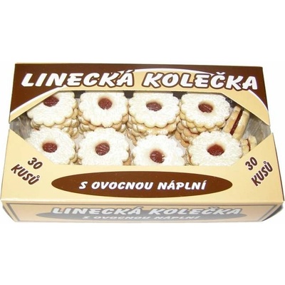 Škvrnovo pekařství Linecká kolečka 430 g – Sleviste.cz