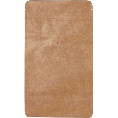 Doypack sáček s ventilem, 130*225 mm, 150 g, KRAFT/AL/PE - 10 ks