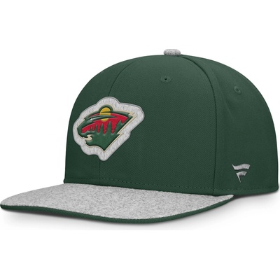 Fanatics Minnesota Wild NHL Loden Structured Flat Brim Cap