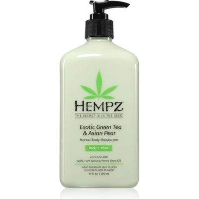 HEMPZ Exotic Green Tea & Asian Pear hydratační tělové mléko 500 ml
