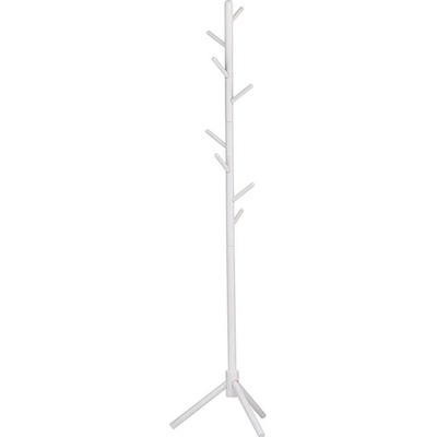ČistéDřevo Dřevěný stojanový věšák 175 cm - bílý – Hledejceny.cz