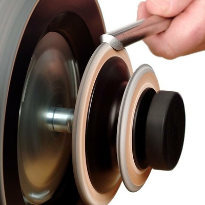 TORMEK Profiled Leather Honing Wheel LA-120 - Přípravek k brusce