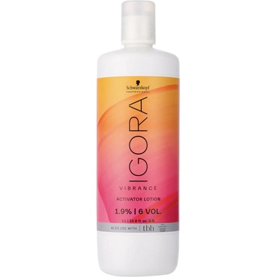 Schwarzkopf Igora Vibrance aktivační emulze Developer Lotion 1,9% 6 Vol. 1000 ml