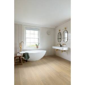 QuickStep Трислоен паркет Quickstep Cascada №5106 Дъб Лили бял (5106)