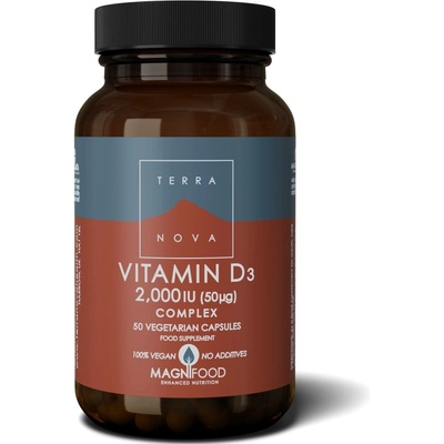 Terranova Health Vitamin D3 2000 iu Complex 50 kapslí
