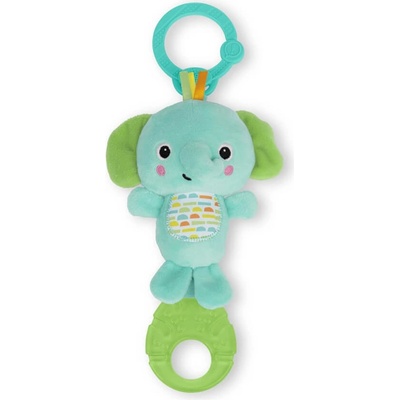 Bright Starts hračka Tug Tunes™ Elephant s melodií na kroužku C 14x8x30 modrá