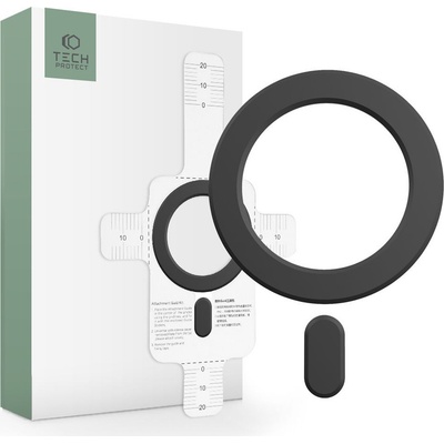 Magnetická nálepka pro MagSafe nabíjení - Tech-Protect, Magmat Magnetic Ring Black – Zboží Živě