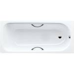 KALDEWEI Advantage - Правоъгълна вана Saniform Plus Star 345, 160x75 см, с отвори за дръжки, бяла - вана, противоплъзгаща, Perl-Effekt, отвори за дръжки 134530003001 (134530003001)