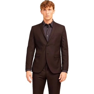 Jack & jones Сако Jack & jones Solaris blazer - Brown (Mulch / Fit Super Slim Fit)