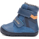 D.D.Step W073-52306B dětské zimní barefoot boty (modré) modrá
