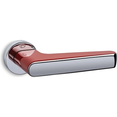 Cobra Model 2015 chrom lesk/červená BB klika/klika, dózický klíč