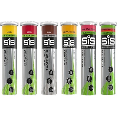 SiS GO Hydro tabliety kola + kofeín 20 x 4 g