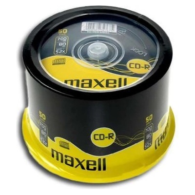 Maxell CD-R80 MAXELL cake box wrapped, 700MB, 52x, 50 бр (ML-DC-CDR80-50-CAKE)
